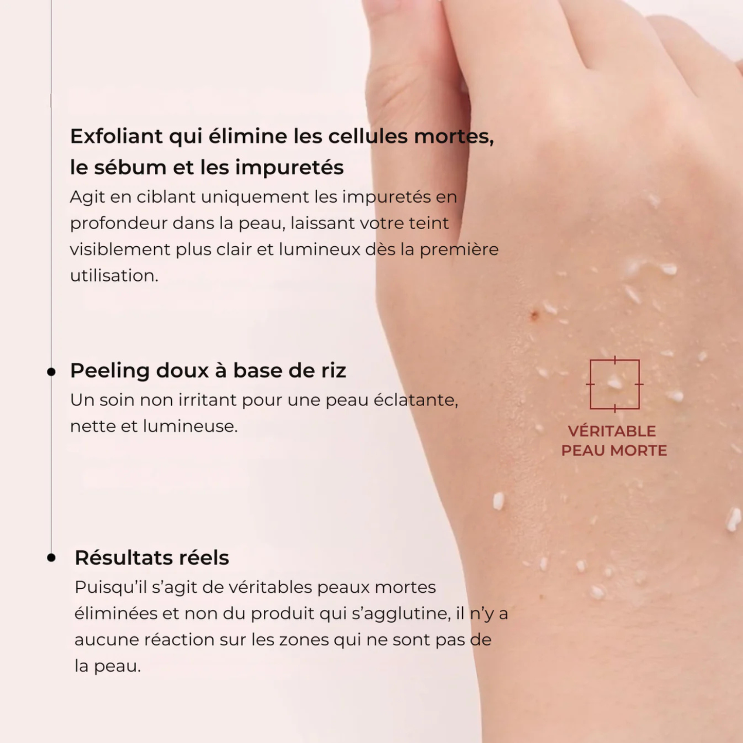 Exfoliant à base de riz-PureRice™